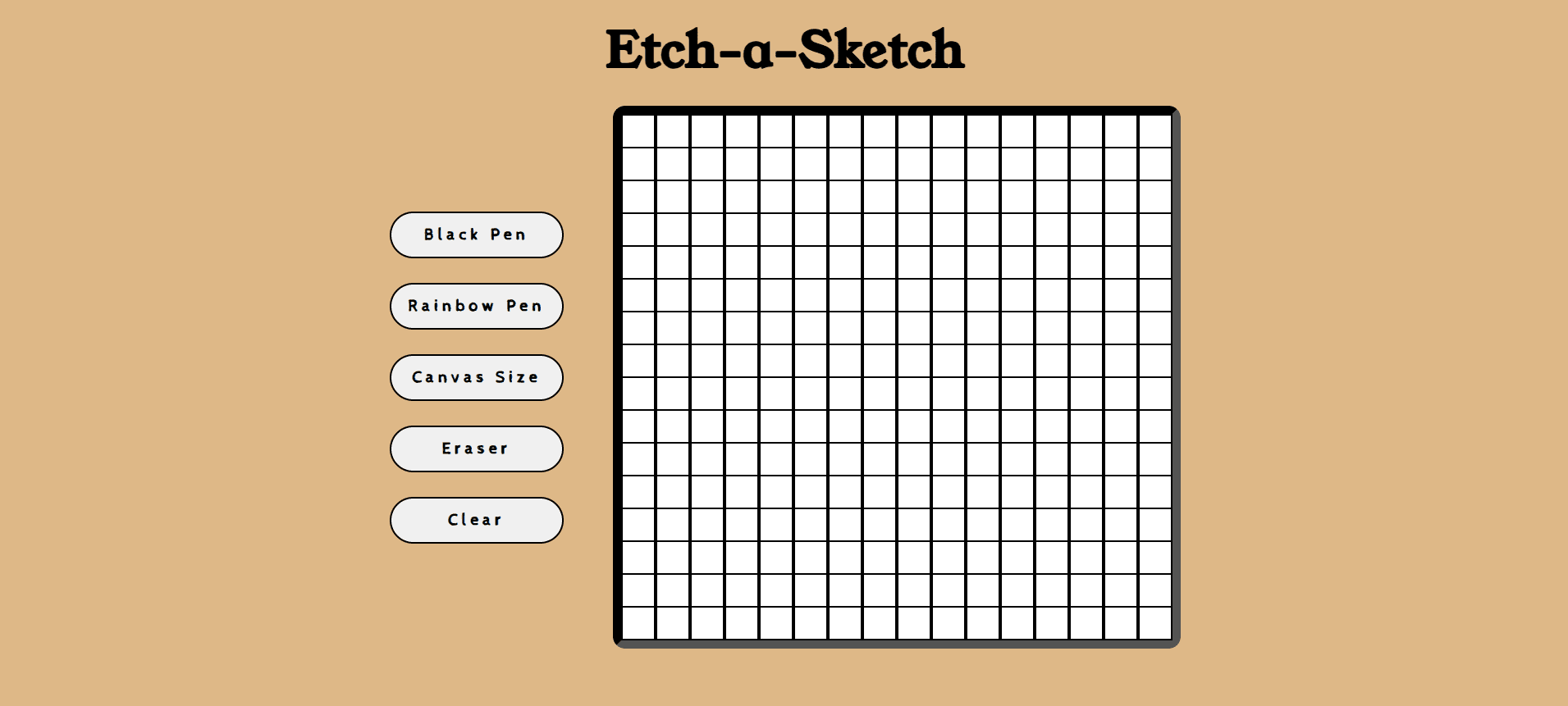 Etch A Sketch