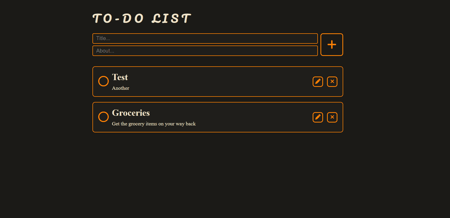 To-Do List