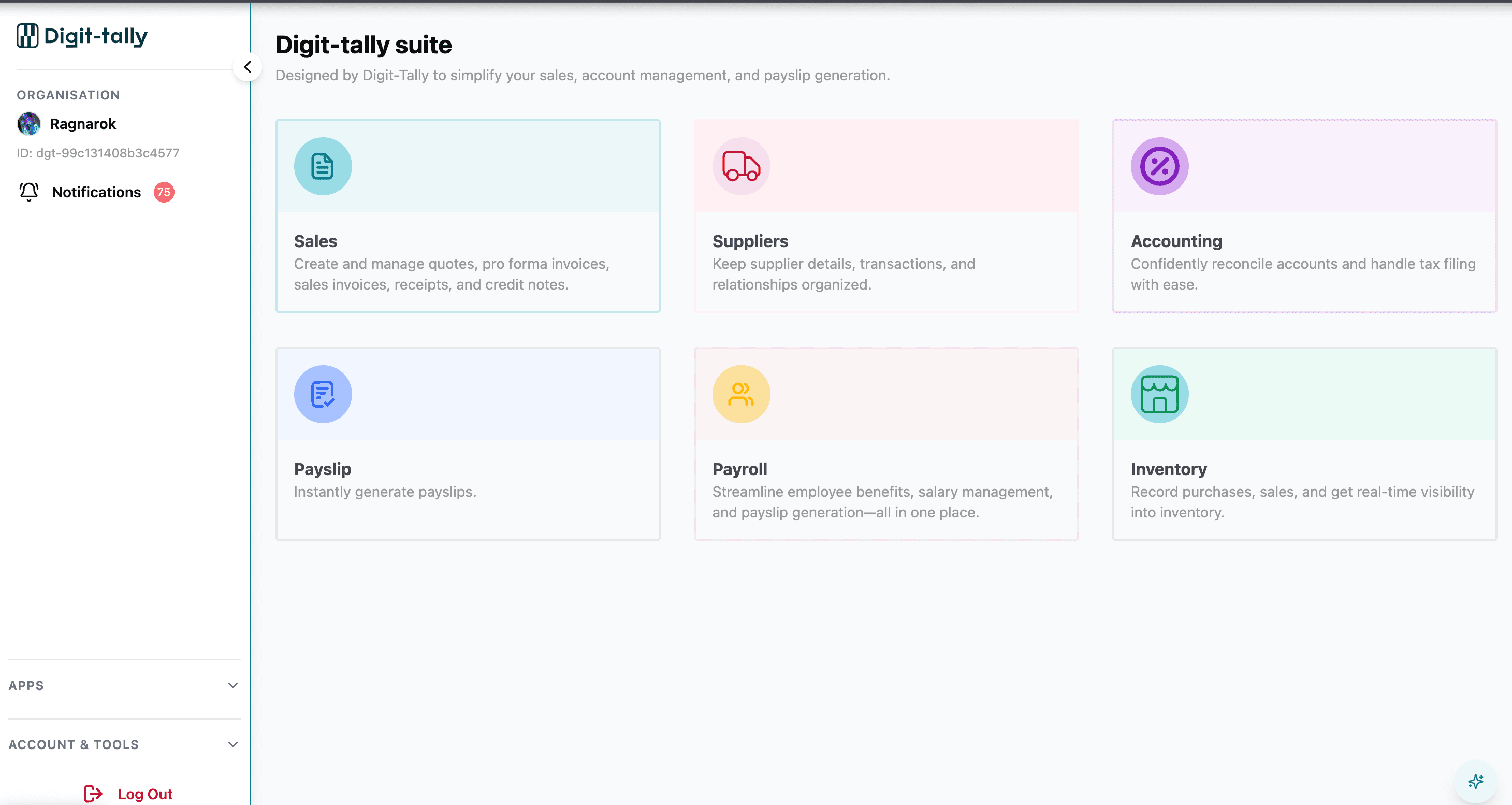 Digit-tally Accounting Software